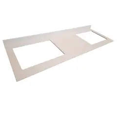 JUST HOME COLLECTION - Mesón Quartzstone Cristal Izquierdo 180 cm Beige