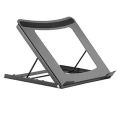 ERGONOMUS - Soporte Portátil Sencillo Metal 5X25X25 Negro