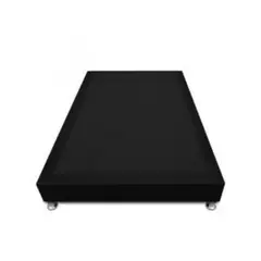 E MADERA - Base Cama Sencilla Sommier en Microfibra