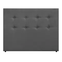 E MADERA - Cabecero para Cama Doble Gris