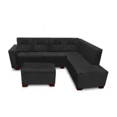 E MADERA - Sofá Moscú Negro