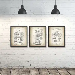 DE CASA - Tríptico Bici Tech Vintage 1