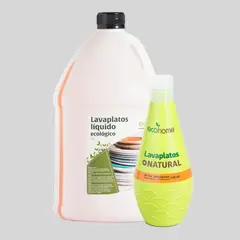 ECOHOME - Lavaplatos Líquido Ecológico Galón 3.785Ml+500Ml