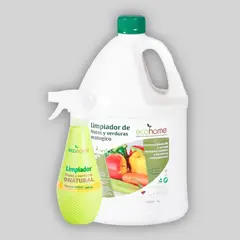 ECOHOME - Limpiador Frutas Y Verduras Ecológico 3.785Ml+500Ml