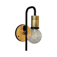 ILUMECO - Corvo 1 Luz E27 Negro Bronce
