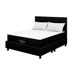 DORMILANDIA - Mega Combo Colchón King 200x200 Resortado Versalles