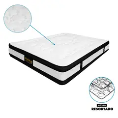 DORMILANDIA - Colchón Sencillo 100x190 Resortado Hibrido