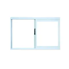 HOLZTEK - Ventana 60x40cm Aluminio Blanca Vidrio 4mm