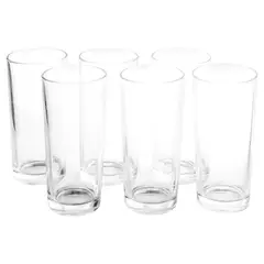 undefined - Set X6 Vasos Vidrio 250 ml