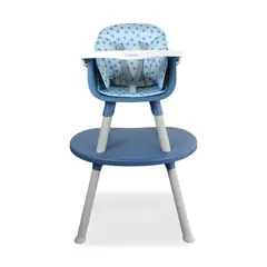 BEBESIT - Silla Comedor para Bebé Infantil Escritorio Baby Desk Azul
