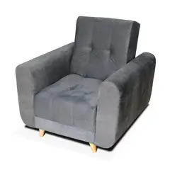 MUEBLES ONLINE - Silla Clic Clac Archer 90x85x120 Tela Gris