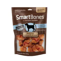 SMARTBONES - Snack para perro smartbone peanut butter mini 8und