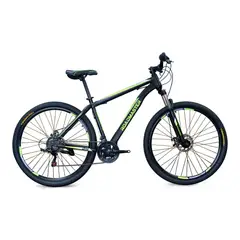 ROADMASTER - Bicicleta De Montaña Hurricane R29 21V Talla M Disco Mecánico Verde