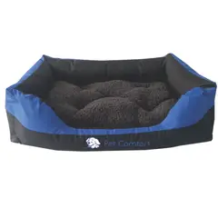 PET COMFORT - Cama Para Perro Touch 105x73x20cm Extra Grande Azul