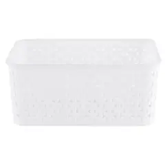 undefined - Canasta Ratán 25x19x10cm 4lt Blanca
