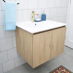 STRETTO - Mueble De Baño Ermes Nogal 60x46x45cm