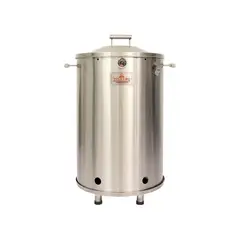 VOLCANO - Barril Asador Acero Inoxidable Olympus Grande 87x64 cm