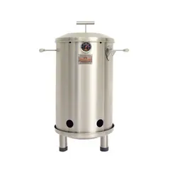 VOLCANO - Barril Asador Acero Inoxidable Mercury Pequeño 67x43 cm