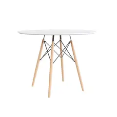 BONNO - Mesa para Comedor Eames 76X100X100 Blanco