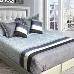 FENISSA - Set De 2 Set De 9 Ropa Cama Floral Sencillo