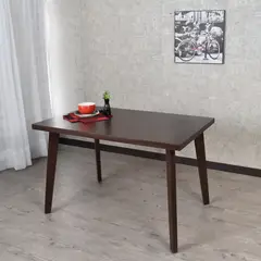 HOGAR VENECIA - Mesa Liverpool 4 Puestos 76x110x76 Wengue