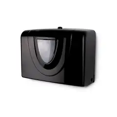 ENERGY PLUS - Dispensador De Toallas De Papel En Z Plástico Negro De 19X26 Cm