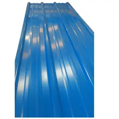 GENERICO - Teja Metalica Aluzinc Pintada 8 Cal 28 Azul RAL 5005 3.05Mts x 30UND