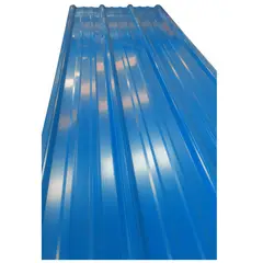 GENERICO - Teja Metálica Aluzinc Pintada 4 Cal 28 Azul RAL 5005 5Mts x 30 Und