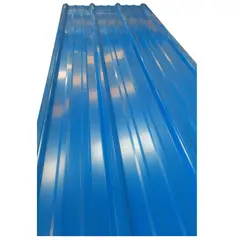 GENERICO - Teja Metalica Aluzinc Pintada 4 Cal 28 Azul RAL 5005 3.05Mts x 30UND