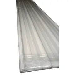 GENERICO - Teja Metalica Aluzinc Pintada 4 Cal 28 Blanco RAL 9002 5Mts x 30UND