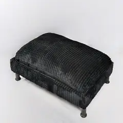 GENERICO - Base Cama Para Mascotas 90x60x20cm Grande Negro Malupets