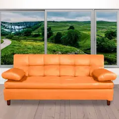 MAGIC CLASS - Sofá Cama Wild Cuero Sintético Naranja