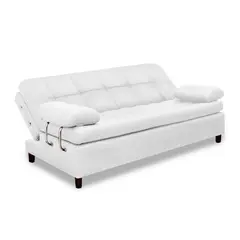 MAGIC CLASS - Sofá Cama Wild Cuero Sintético Blanco