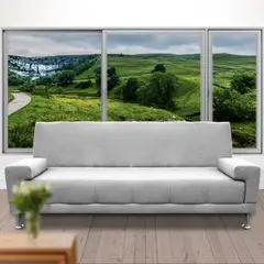 MAGIC CLASS - Sofá Cama Tetris Microfibra Blanco