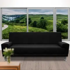 MAGIC CLASS - Sofá Cama Tetris Cuero Sintético Negro