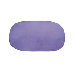 BANZAY - Tapete Pie de Cama Ovalado 70x130 Lila