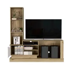 JUST HOME COLLECTION - Centro de Entretenimiento Blake TV 55'' Duna Blanco 181X177X43