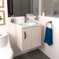 FIRPLAK - Kit Lavamanos 48X38 Bco-Mb Básico Elevado Mali