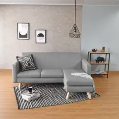 HOGAR VENECIA - Sala Burdeos en Tela Plata