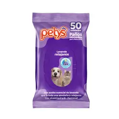 PETYS - Paños Húmedos para Perro Lavanda x 50 Unidades