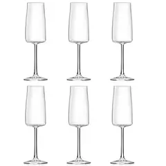ROYAL CRISTAL ROCK - Set x6 Copa Cristal Cham Essential Flauta 300ml