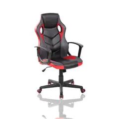 AKIVOY - Silla Gamer Rocker Reclinable Brazos Ajustable Roja