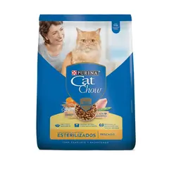 CAT CHOW - Comida Seca Para Gato Esterilizado Prebióticos 6 X 1.5 Kg