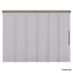 FLEXALUM - Panel Oriental Solar 3 Gris A La Medida Ancho Entre 220.5-240 Cm Alto Entre 220.5-240 Cm