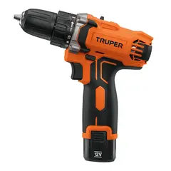 TRUPER - Taladro Inalámbrico 3/8 Pulgadas Profesional 12V de Doble Engranaje