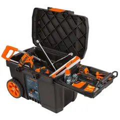 TRUPER - Caja de Herramientas Plástica 23Pulg con Ruedas