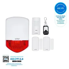 VTA PLUS - Kit Seguridad Inteligente Alarma +Sensores+ Sirena