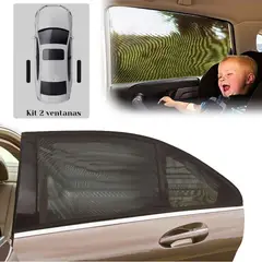 VELBROS - Parasol Cortina Ventana Carros Tapasol Protector Solar Autos X2