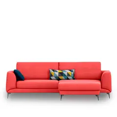 MAGIC CLASS - Sala Moderna Peters Cuero Sintético Rojo