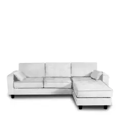 MAGIC CLASS - Sala Moderna Edmonton Microfibra Blanco